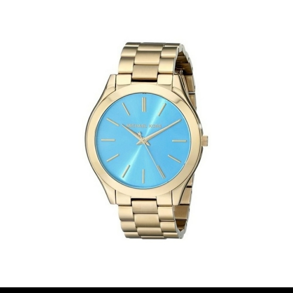 MICHAEL KORS Gold/Aqua watch💕